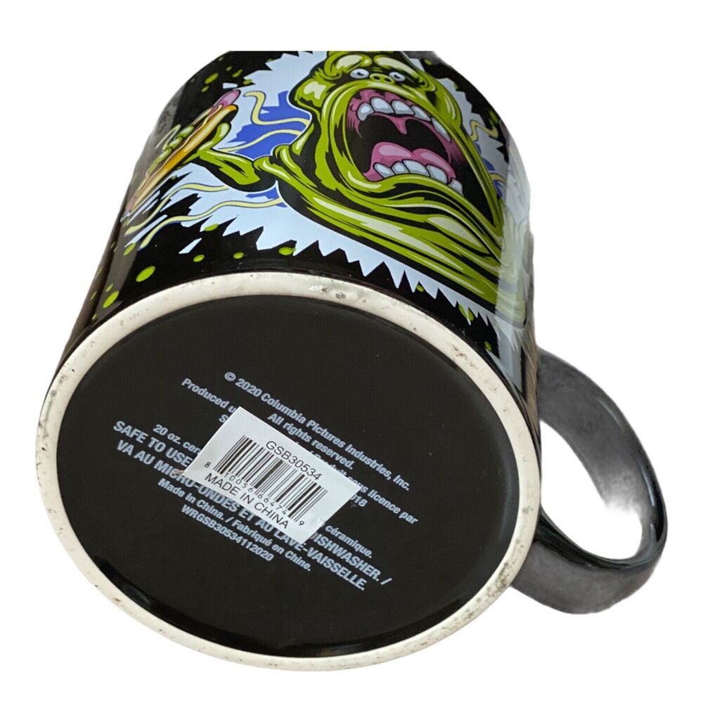 Ghostbusters Mug Movie Arcade Slimer Hotdog 20oz Retro Ghost Marshmello Coffee - Picture 7 of 7